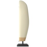 Outsunny Husă pentru Umbrelă de Grădină Impermeabilă cu Fermoar si Șnur din Țesătură, 220x56x56 cm, Bej și Cafeniu | Aosom Romania