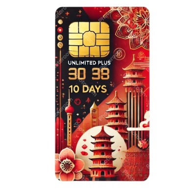 eSIM China, Unlimited Plus, 10 Days foto