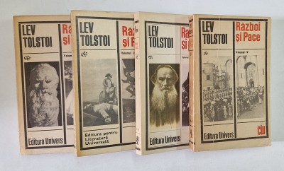 RAZBOI SI PACE , VOLUMELE I - IV de LEV TOLSTOI , 1971 foto