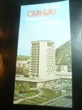 Pliant Piatra Neamt - Hotel Ceahlaul , cu harta oras 1982