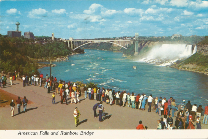 *Canada, poduri (1), Cascada Niagara, c.p.i., circulata, 1978
