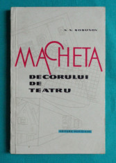 Macheta decorului de teatru ( scenografie ) foto