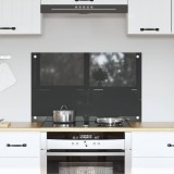 Baterie de bucătărie gri &icirc;nchis 80x50x0.6 cm sticlă securizată