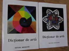 DICTIONAR DE ARTA VOL.1-2 FORME, TEHNICI, STILURI ARTISTICE, A-Z-IRINA CIOS, CONST. POPESCU SI COLAB-308094