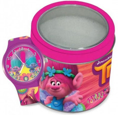 Ceas Junior WALT DISNEY KID WATCH Model TROLLS - Tin Box 504602 foto