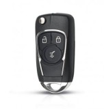 Set 2 bucati - Carcasa cheie Topautochei&amp;#174; compatibila cu Chevrolet Cruze 3 butoane transformare din cheia veche