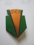 Rara! Germania nazista emblema motocicleta DKW anii 30