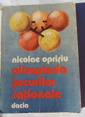 (C456) NICOLAE OPRISIU - OLIMPIADA JOCURILOR RATIONALE foto