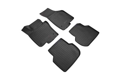 SET COVORASE AUTO CAUCIUC FIT VOLKSWAGEN JETTA 3D (2015-2018) - 4 PCS foto