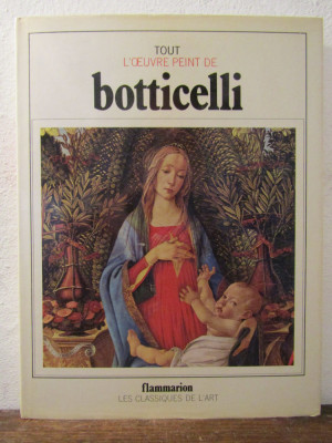 Tout l&amp;#039;oeuvre peint de Botticelli foto