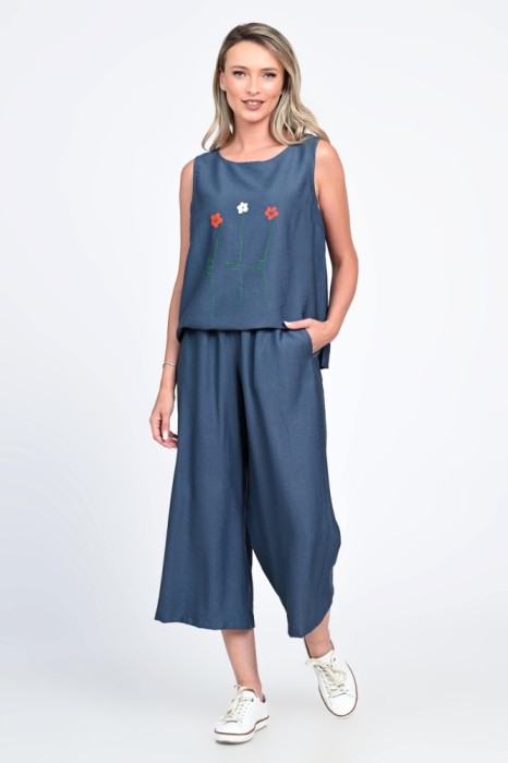 Compleu Dama, Eranthe, Garden Flowers V337, cu Pictura Realizata Manual - XL