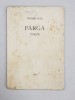 PARGA - POEZII de TEODOR CICEU , 1941