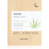 Cumpara ieftin TONYMOLY HEMP mască textilă calmantă cu ulei de canepa 1 buc