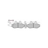 Placute Frana Fata MBS Piaggio Beverly 125 200 (225102620RM) - Performanta Sigura