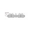 MBS Placute frana Piaggio Beverly 125-200, Cod Produs: 225102620RM
