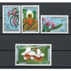 Laos 1972 Mi 337/40 MNH, nestampilat - Orhidee