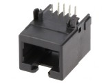 Soclu RJ45 8P8C Cat6 pentru PCB THT
