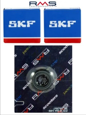 Kit rulmenti + semeringuri ambielaj SKF Piaggio Bravo - Ciao - Grillo - Si - Si Mix 2T AC 50cc foto