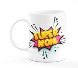 Cana alba personalizata, Super Mom, INOVATIX&reg;. 330 ml