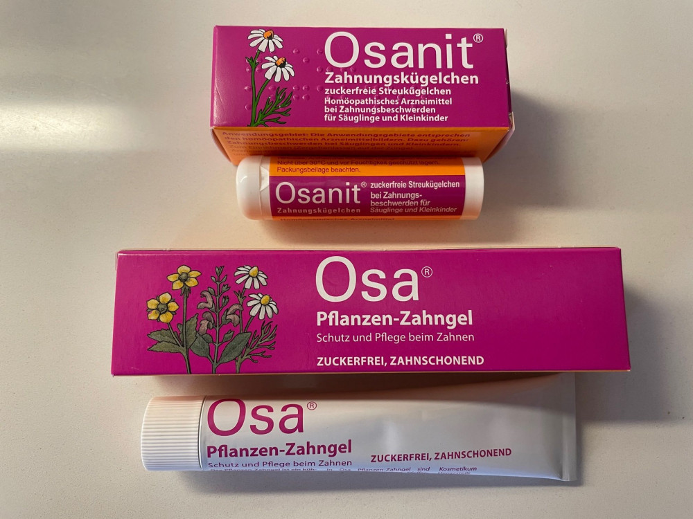 Set OSANIT granule + OSA gel - tratament homeopat eruptii dentare - 2024 |  arhiva Okazii.ro