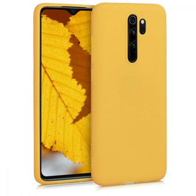 Husa pentru Xiaomi Redmi Note 8 Pro, Silicon, Galben, 50242.143 foto