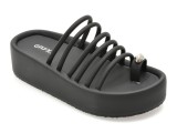 Papuci GRYXX negri, 5305, din piele ecologica