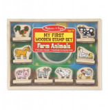 Primele mele stampile animale de la ferma melissa and doug, Melissa &amp; Doug