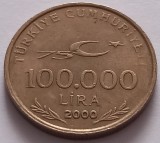 Turcia , 100.000 Lira 2000