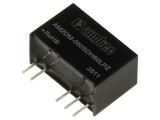 Convertor DC/DC 2W, 5V/ -5V, AIMTEC, eficiență 81%