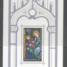 Germany Berlin 1977 Religion Christmas perf. sheet Mi.B6 MNH DA.173