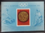 Romania 1972 - Colita Medalii Munchen MNH