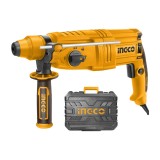 Cumpara ieftin Ciocan rotopercutor SDS 800W, 2.5 J, 1100 rpm, Ingco RGH9028