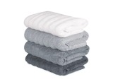 Cumpara ieftin Set 4 Prosoape 50x90 Sofia Grey Style (Bumbac 100%)