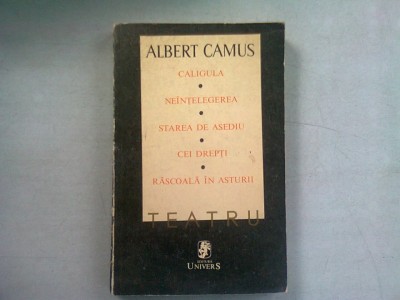 TEATRU - ALBERT CAMUS foto