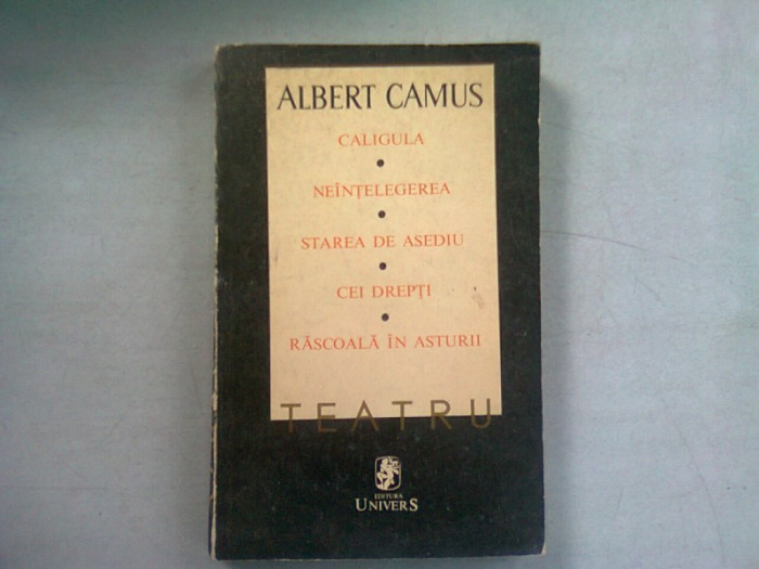 TEATRU - ALBERT CAMUS