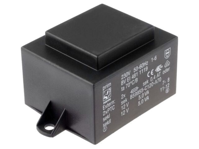Transformator PCB &icirc;ncapsulat 10VA 230V 6V