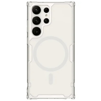 Husa Cover Nillkin Nature TPU PRO Magnetic pentru Samsung Galaxy S23 Ultra Transparent foto