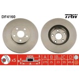 Set discuri frana Toyota Celica Coupe ( T23 ), 1.8 16V TS (ZZT231_), 1.8 16V VT-i (ZZT230_), punte fata, 275x25, ventilat, TRW