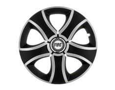 Set 4 capace roti Bis Gri-Negru R14 pentru gama auto Fiat