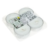 Lumanari tip Pastila cu Aroma de Iasomie, Albe, 4 buc, 5.5x2cm, CMCLASS