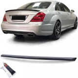 Spoiler sportiv posterior lipa negru lucios cu ABE, potrivit pentru Mercedes S-Class W221 05-09 Performance AutoTuning