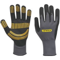 Manusi de protectie razor Stanley SY510, large, strat nitril, negru foto