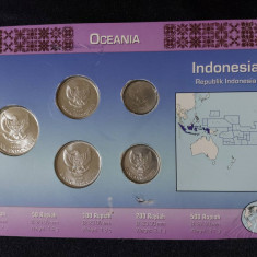 Seria completata monede - Indonezia 1994-2003 , 5 monede