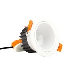 Spot LED MiBoxer FUT070, incastrat,6W, RGB+CCT, anti-glare, 550LM, control 2.4GHz, AC100-240V, alb