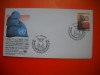 HOPCT PLIC FDC S NR 537 PREMIUL NOBEL PENTRU PACE 1988- ONU NATIUNILE UNITE - BIROUL GENEVA ELVETIA -NECIRCULAT