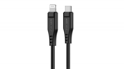 Acefast C3-01 Cablu USB MFI USB-C Lightning, 30W, 1,2 m (negru) foto