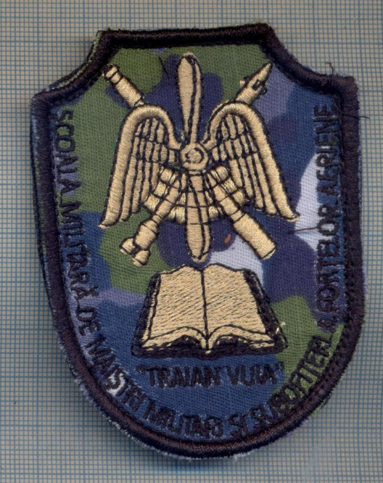 AX 1218 EMBLEMA AVIATIE -SCOALA MILITARA A FORTELOR AERIENE -PENTRU COLECTIONARI