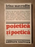 Irina Mavrodin - Poietică și poetică (vezi descriere)