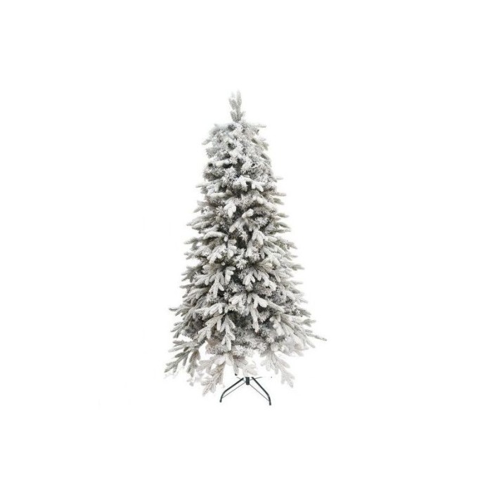 Brad Artificial de Craciun, eMazing, tip Pin Inzapezit, inaltime 150 cm, 364 Ramuri Ninse, Suport Metalic