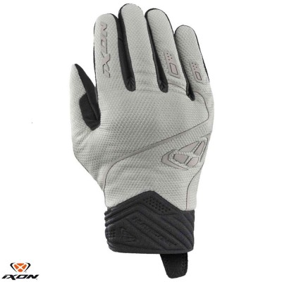 Manusi barbati pentru scuter - motocicleta Roadster vara Ixon model Hurricane 2 MS culoare: greige (gri) &amp;ndash; degete tactile 3XL (13/14) foto